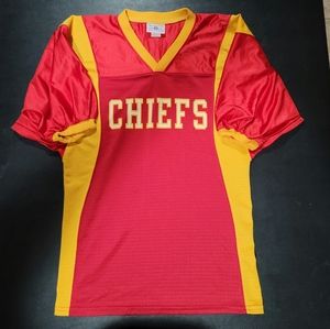 Kansas City Chiefs blank football jersey.